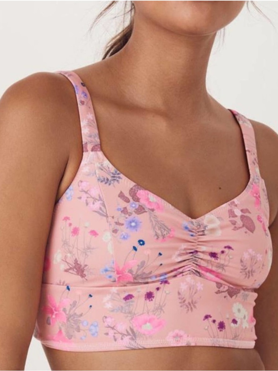 Spell And The Gypsy Collective Active Wild Bloom Crop Tank Top Sports Bra Floral